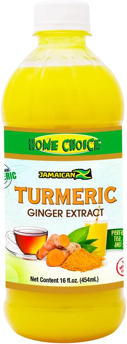 Home Choice Jamaican Turmeric Ginger Extract/Flavouring - 454ml (16oz) (Single)