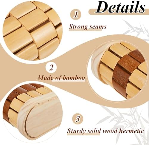 Soaoo 2 Pcs Sauna Pillow Bamboo Sauna Neck Rest Sauna Backrest Pillow Wooden Cervical Spine Pillow Sauna Accessories Headrest for Relaxing Home Gym Spa Steam Rooms Head Support, 14 x 8 x 3.5 Inch