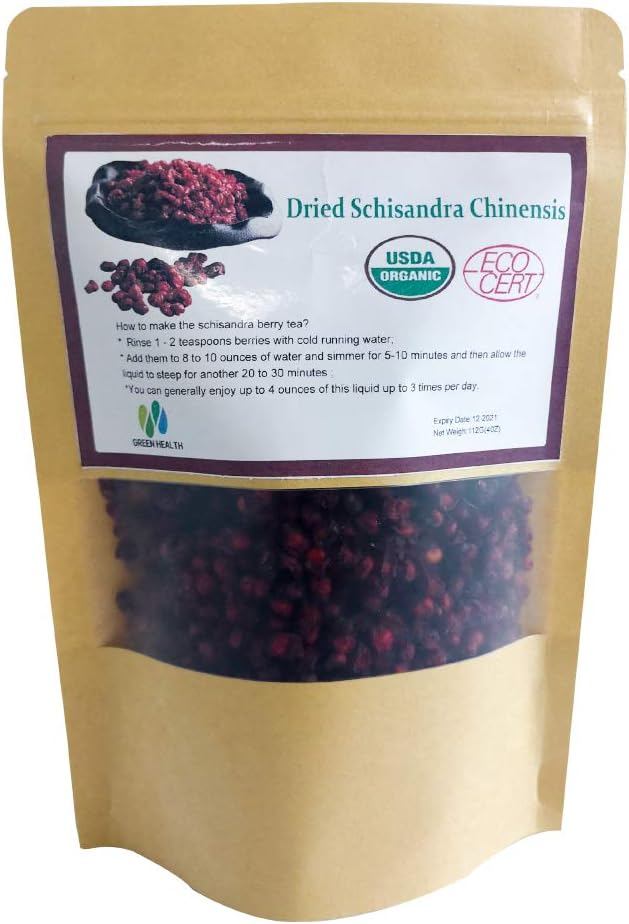 Nature Organic Schisandra Berries Dried Loose Bulk Herbs Schisandra Chinensis （Wu Wei Zi）Tea