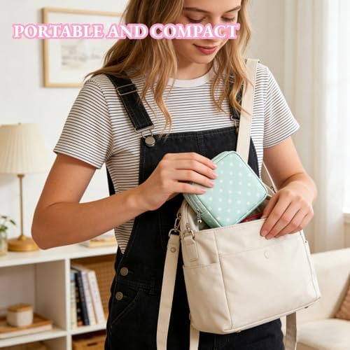 3Pcs Sanitary Napkin Storage Bag, Portable Period Pouch Feminine Pads Tampon Organizer Pouch Pad Holder Bag Small Menstrual Period Bags for Teen Girls, Women