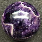 60mm (2.4 in) Natural Healing Crystal Ball Sphere Chakra Reiki Crystals for Home Decorations Meditation Ornaments Witchcraft Divination,DreamAmethyst