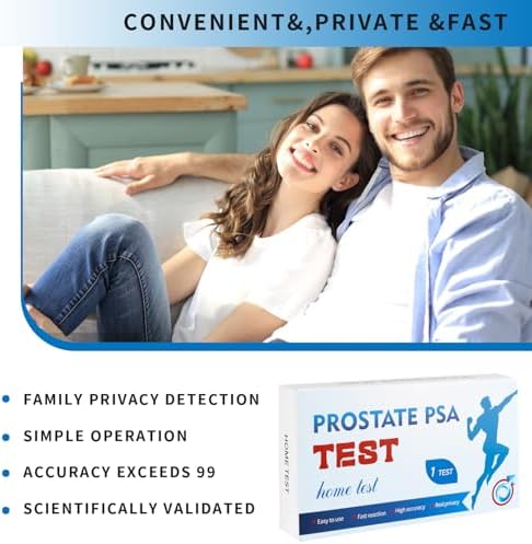 PSA Test Kit at-Home Testing，Highly Accurate, Easy to Read and use.Quick Results Within 15 Minutes. 2 Tests