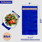 2 Ply Navy Blue Dinner Napkins - Pack of 50ct