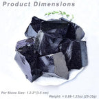 Erliway 1.25-2" Blue Goldstone Raw Crystals, Natural Rough Blue Goldstone, Healing Raw Stones for Fountain Rock, Home Decor Meditation Energy Balancing Wire Wrapping Wicca & Reiki
