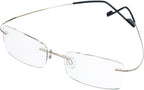 Super Light 100% Titanium Working Rimless Reading Glasses +1.00 Strengths