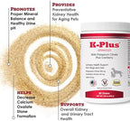 K-Plus Potassium Citrate + Cranberry Granules for Dogs & Cats – Vet-Approved UTI & Bladder Health Support – Helps Maintain Urinary Balance & Kidney Function – Easy-to-Use Granules – 60 Doses