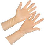 EXLATEX Rubber Secrets Short Latex Mixed Toes Wrist Gloves