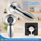 Dreyoo Shower Faucet Handle with 5 Pcs Insert, Faucet Handle Replacement Compatible with Kohler Coralais 1046987, Shower Parts Compatible with Kohler 1060514, Polished Chrome, Easy to Install