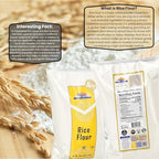 Rani Rice (White) Flour 64oz (4lbs) 1.81kg Bulk ~ All Natural | Gluten Friendly | Vegan | NON-GMO | Kosher | Indian Origin