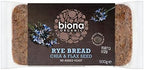 Biona Organic Rye Chia & Flax Bread (500g)