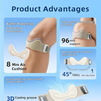Flexwrap Knee Strap, Flex Wrap Silicone Patellar Tendon Support Strap, Adjustable Patella Support Band, Knee Brace for Men Women Pain Meniscus, Knees Support, Adults Running (Gray, 2PCS)