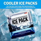 Reusable Ice Packs for Coolers Long Lasting Gel Freezer Packs for Cooler Bag Backpacks, Lunch Box, Cooler Bag, Keeps Food Cold Fresh (Set of 5)