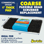 STAR BRITE Flexible Head Scrubber Replacement (Coarse) (Black) (040127)