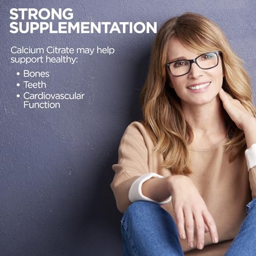 KAL Calcium Citrate 1000mg, Calcium Supplements for Women and Men, Bone Health, Teeth, Nervous, Muscular & Cardiovascular System Support, Gluten Free and Lab Verified, 80 Servings, 240 Tablets