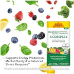 Country Life Realfood Organics B Complex – Whole Food Vitamin B from Fermented Superfoods – USDA Organic, Vegan, Non-GMO, Gluten-Free – Supports Energy Production & Mental Clarity* – 60 Capsules
