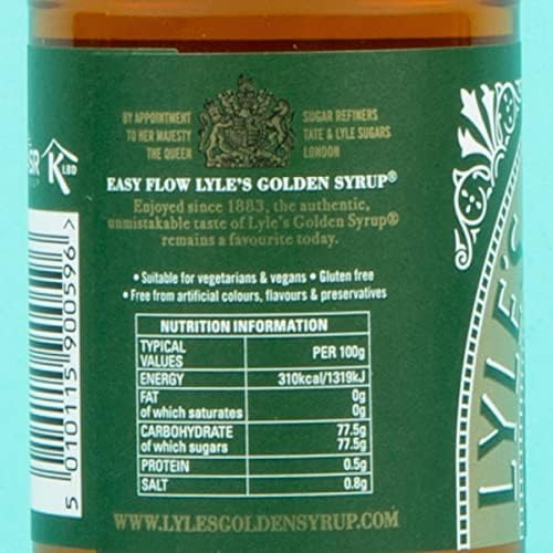 Lyle's Golden Syrup, Original, 11 oz Bottles, (6 Pack)