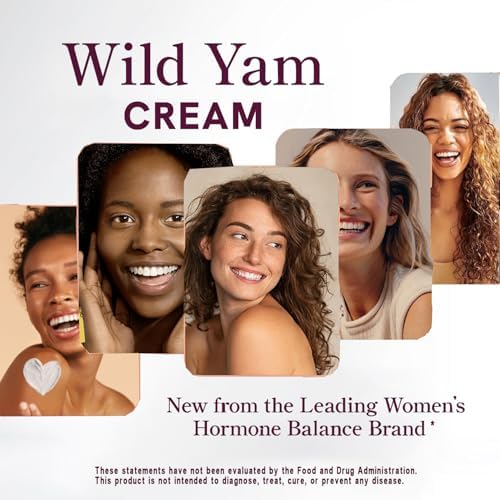 Wild Yam Cream for Skin Rejuvenation - Natural Formula with Wild Yam Root, Organic Wild Yam Cream for Softens and Moisturizes - Fast Absorbing, Non-Greasy, 8Oz