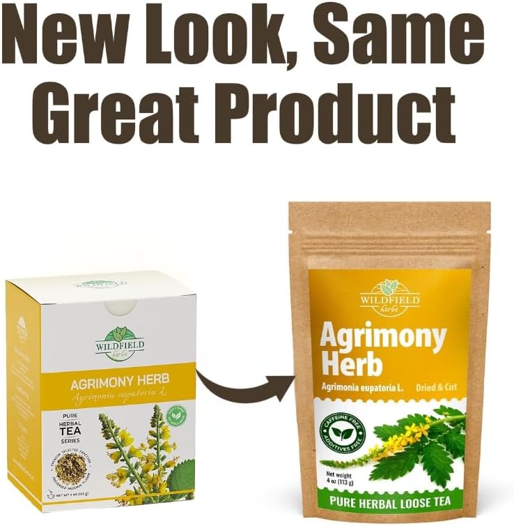 4 oz. Agrimony Herb Dried Cut Agrimony Flower Tea (Agrimonia Eupatoria L.) - 113g Agrimonia Herbal Tea Flor De Hierba De San Guillermo