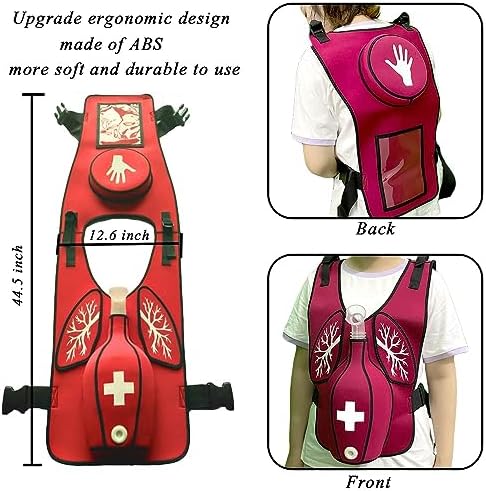 Anti Choking Obstruction Trainer Vest - Heimlik Practice Training Model Education for Nurse & Student First Aid Teaching Accessories (Adult)