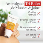 Pranarom - Aromalgesic Muscle & Joint Roller 75ml - Active Individuals- Tri-Roller Applicator, Essential Oil Blend, Organic Non-Greasy Formula, Relaxation, Meditation