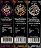 Psycho Juice Mini Three Pack Hot Chilli Pepper Sauce 3 x 59ml Bottles