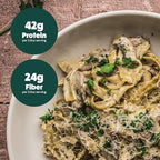 Explore Cuisine Organic Edamame & Mung Bean Fettuccine -Easy-to-Make Pasta - High in Fiber and Plant-Based Protein - Non-GMO, Gluten Free, Vegan, 8 oz (Pack of 6)
