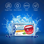 Papermints Coolcaps Liquid Burst Breath Mints. Dual-Action for Instant Fresh Breath + Gut Odor Control – Peppermint Flavor, Sugar Free, 0 Calories, Pocket Size - 4 Pack of 40 pieces - 160 Total