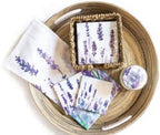 Boston International Paper Napkins Disposable 3-Ply Party Pack | Watercolor Art, 5" x 5" Dessert Beverage Cocktail Napkin 20-Count, Lavender