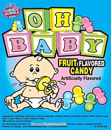 SweetGourmet Oh Baby Pacifiers Candy | Fruit Flavored Candy | 1 Pound
