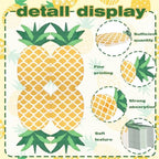 50 Pcs Pineapple Napkins 3.9 X 6.5 Inch Summer Party Napkin Disposable 2 Ply Pineapple Pattern Napkins for Summer