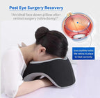 Fcare Breathe Easy Face Down Pillow, Desk Napping Pillow, Travel Head Neck Pillow, Best for Prone Face-Down Resting, or Contoured Post-Eye Surgery Support, for Sleeping,Airplanes, Car, Office,