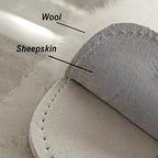 MaxW Winter Merino Wool Insoles for Women Soft Warm Shoe Inserts Fleece Shoe Pads Replacement for Slippers Boots F9