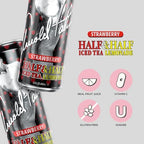 AriZona Arnold Palmer Strawberry - Half and Half, Big Can, 22 Fl Oz (Pack of 12)