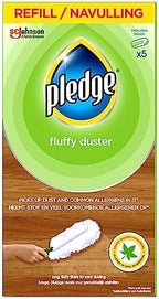 Pledge Duster Refills - Pick Up Dust, Dirt and Lint with a Few Effortless Swipes, Pack of 4x5 Refills