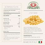 Rustichella d'Abruzzo Paccheri Pasta - 500g Classic Durum Wheat Large Tube Pasta - Perfect for Hearty Sauces - Cooks in 13-15 Minutes - Authentic Italian Flavor