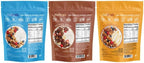 NuTrail 17g Protein Nut Granola Cereal, Variety Pack, No Sugar Added, Keto, Low Carb, Gluten Free, Grain Free, Healthy Breakfast 8 oz. 3 Count