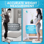 JJ CARE Medical Scale - Heavy Duty 660 lbs/299 Kgs Capacity Wrestling Scale for Gyms with Easy to Read LCD Display | Professional Medical Grade Meter for Body Weight, Home, Hospital, & Physicians