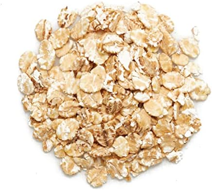 Yupik Organic Barley Flakes, 2.2 lb (35.2 oz), Non-GMO, Vegan, Kosher, Steamed, Rolled & Lightly Roasted Whole Barley Grains, Source of Fiber & Iron, Alternative to Oats, Ideal for Cooking & Baking