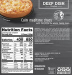 Red Baron Deep Dish Singles 4 Cheese Pizza, 11.2 oz (frozen), 2 count (Pack of 1)