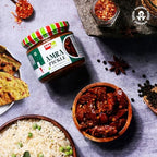 Add me Add Me Homemade Fresh Amra Pickle 300g, Tasty and Tangy Indian Hog Plum Pickle 300gm Glass Pack