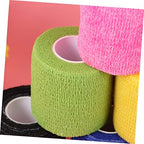 Elastic Elastic Wrap Bandages 6pcs 5x450cm Self Adherent Wrap Tape Comfortable Nonwoven Material for Athletes