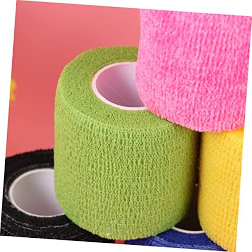 Elastic Elastic Wrap Bandages 6pcs 5x450cm Self Adherent Wrap Tape Comfortable Nonwoven Material for Athletes