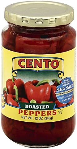 Cento - Roasted Red Peppers, (4)- 12 oz. Jars
