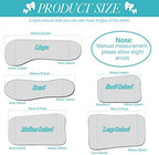 5 Pieces Dental Mirror for Teeth Intraoral Photography Mouth Mirror Occlusal Buccal Reflector with 5 Bags 2 Sided Dental Plated Glass Intraoral Photo Glass Oral Inspection Kit for Clinic Dentist Home