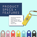 She’s Birdie–The Original Personal Safety Alarm for Women by Women–Loud Siren, Strobe Light and Key Chain in a Variety of Colors (Lemon)
