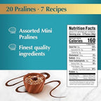 Lindt Mini Pralines, Assorted Chocolate Candy Pralines with Premium Filling, 3.4 oz Box