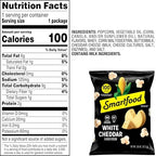 Smartfood Popcorn, White Cheddar, 0.625 Ounce (Pack of 40)