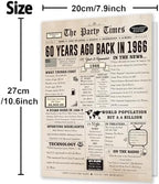 Huameigf Giant 60th Birthday Card Gift for Women Men, Hilarious 60 Years Old Birthday Gift for Husband Wife, Large 60 Bday Party Decorations for Friends Family, Big 60 Birthday Card for Mom Dad