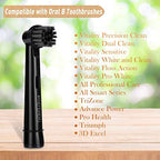 Replacement Toothbrush Heads Compatible with Oral B - ecoELEMENT 4 Pcs Electric Toothbrush Brush Heads Compatible with Oral B Replacement Heads Refill 7000/Pro 1000/9600/ 5000/3000/8000