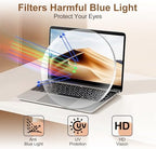 Reading Glasses for Men Women Blue Light Blocking with Spring Hinge, Blocking Readers Anti UV Ray Filter Eyeglasses, Square Computer Reader Glasses, Black, +1.5